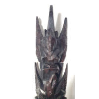 2 Indonesische Garuda vogelbeeldhouw kunstwerken